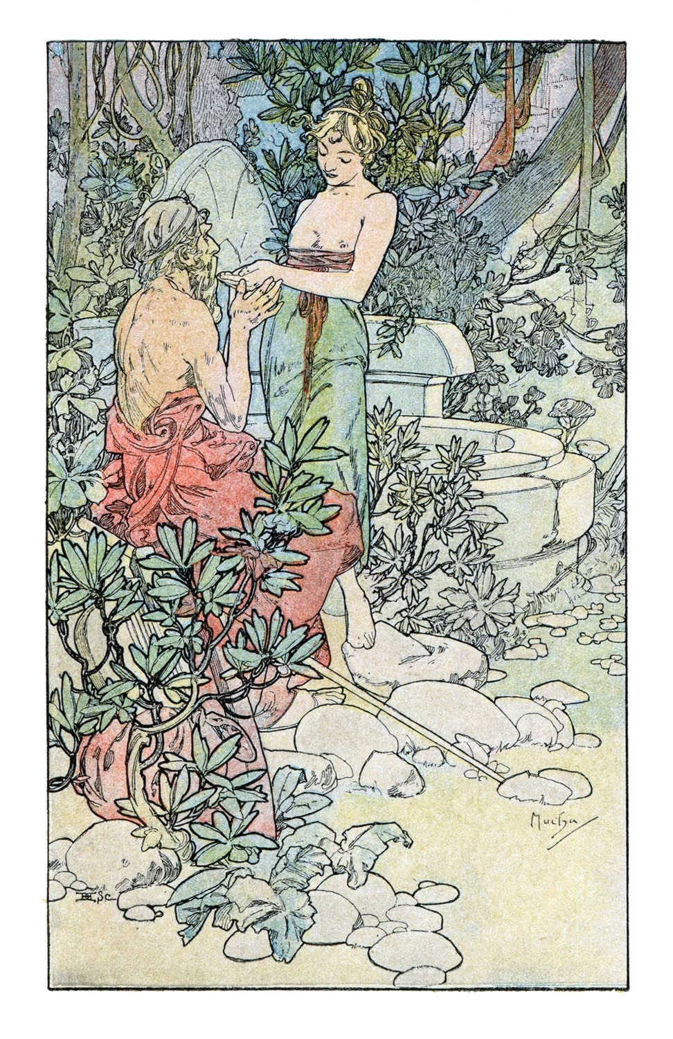 Alfons Mucha - Illustrazioni per Clio 1